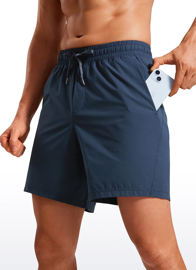 Lightweight Athletic Pocketed Shorts 7''- Linerless - Image 4