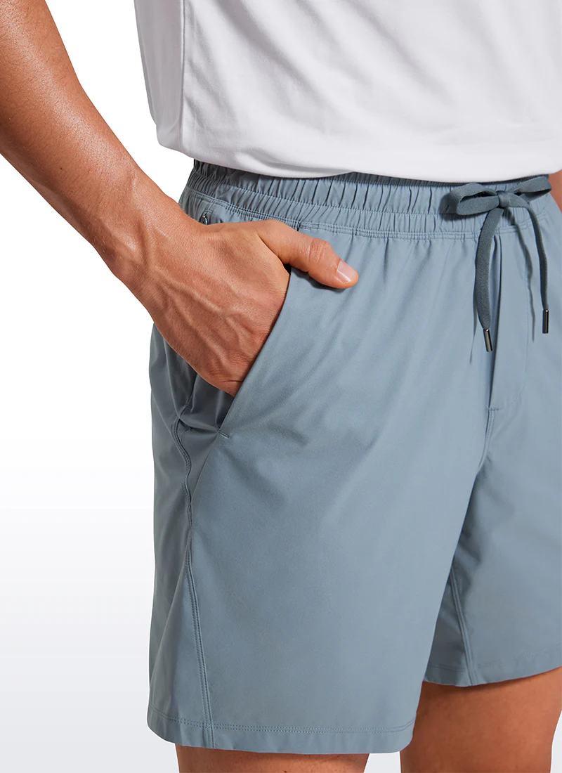 Lightweight Athletic Pocketed Shorts 7''- Linerless - Image 9