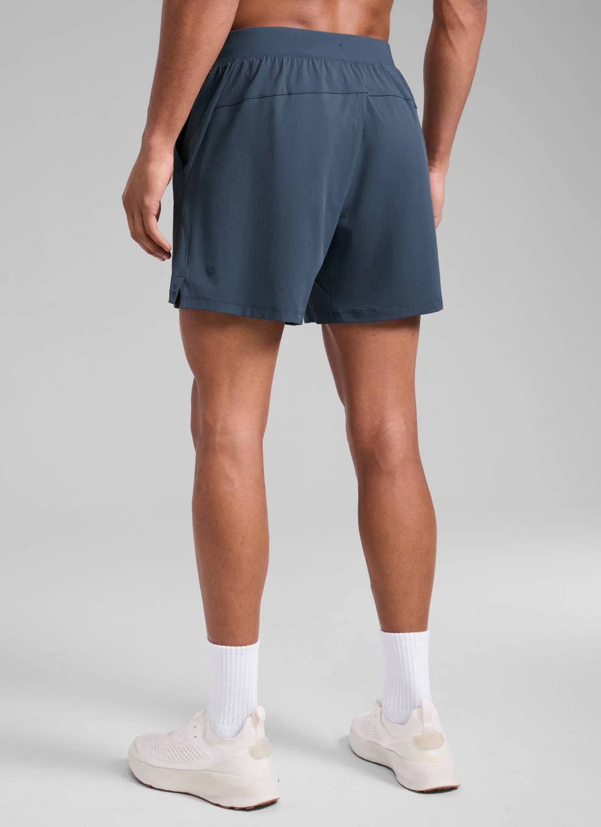 Lightweight Stretchy Athletic Workout Shorts with Zipper Pocket 5'' - Image 2