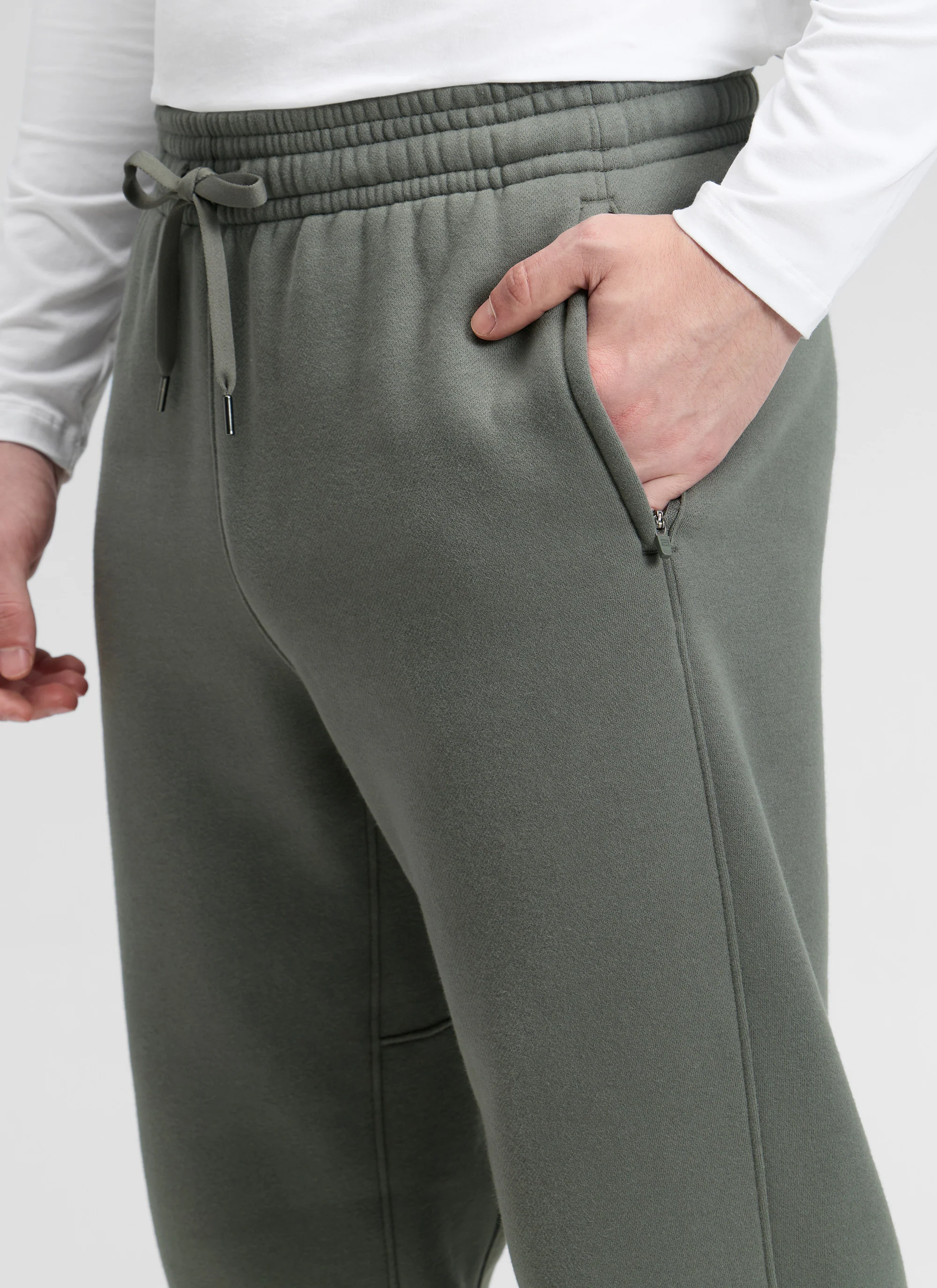 Fleece Lined Zipper Pocket Sweatpant 30" - Image 25