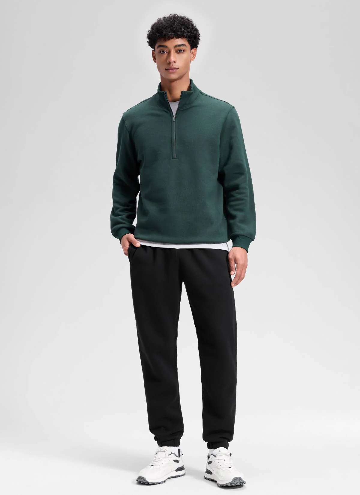 Fleece Lined Zipper Pocket Sweatpant 30" - Image 3