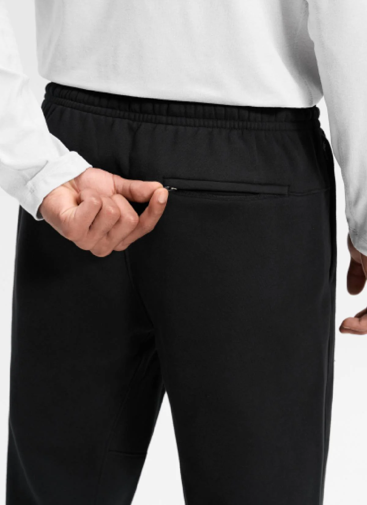 Fleece Lined Zipper Pocket Sweatpant 30" - Image 5