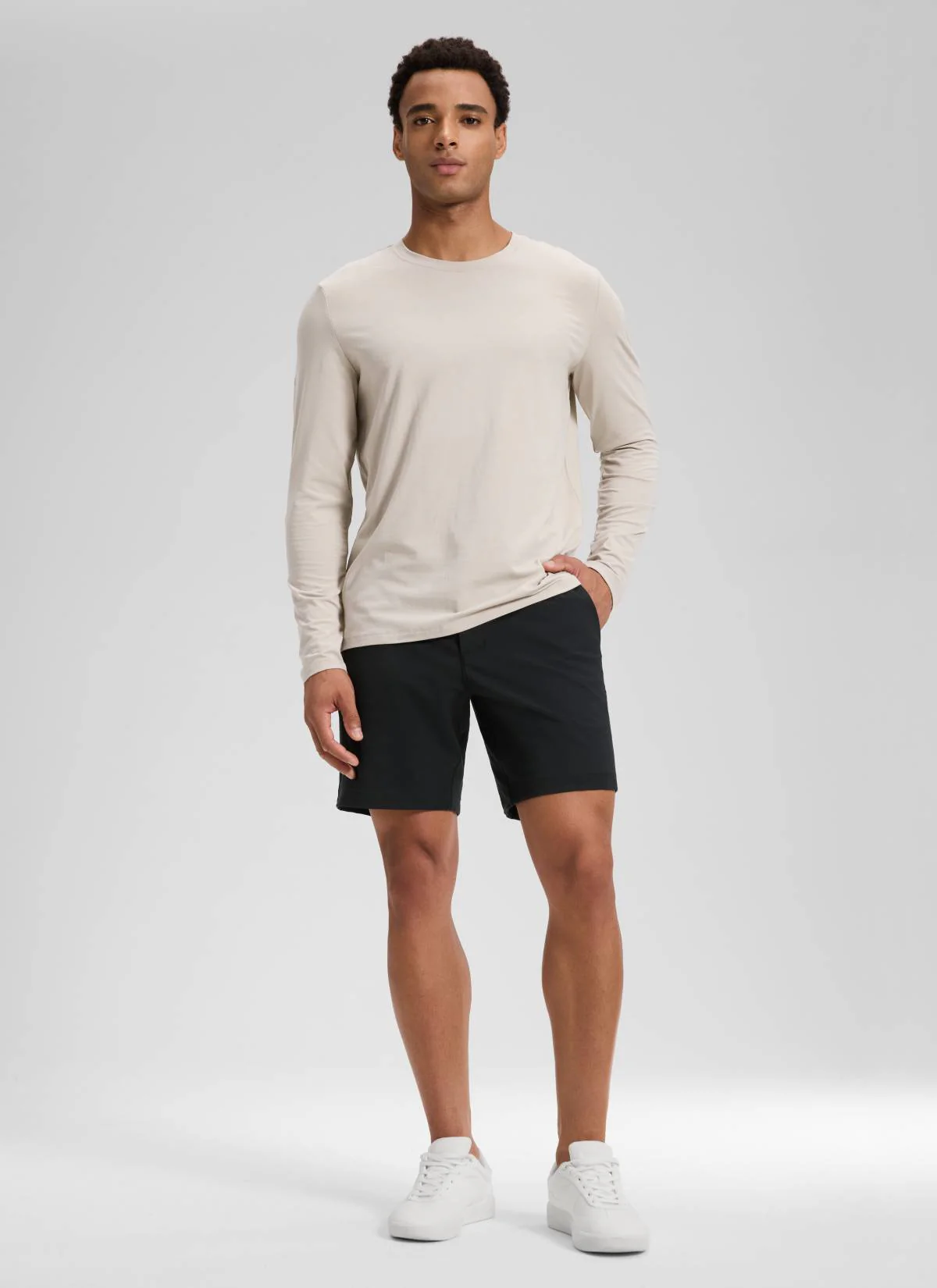 Stretch Cotton Pocket Chino Shorts 7" - Image 18