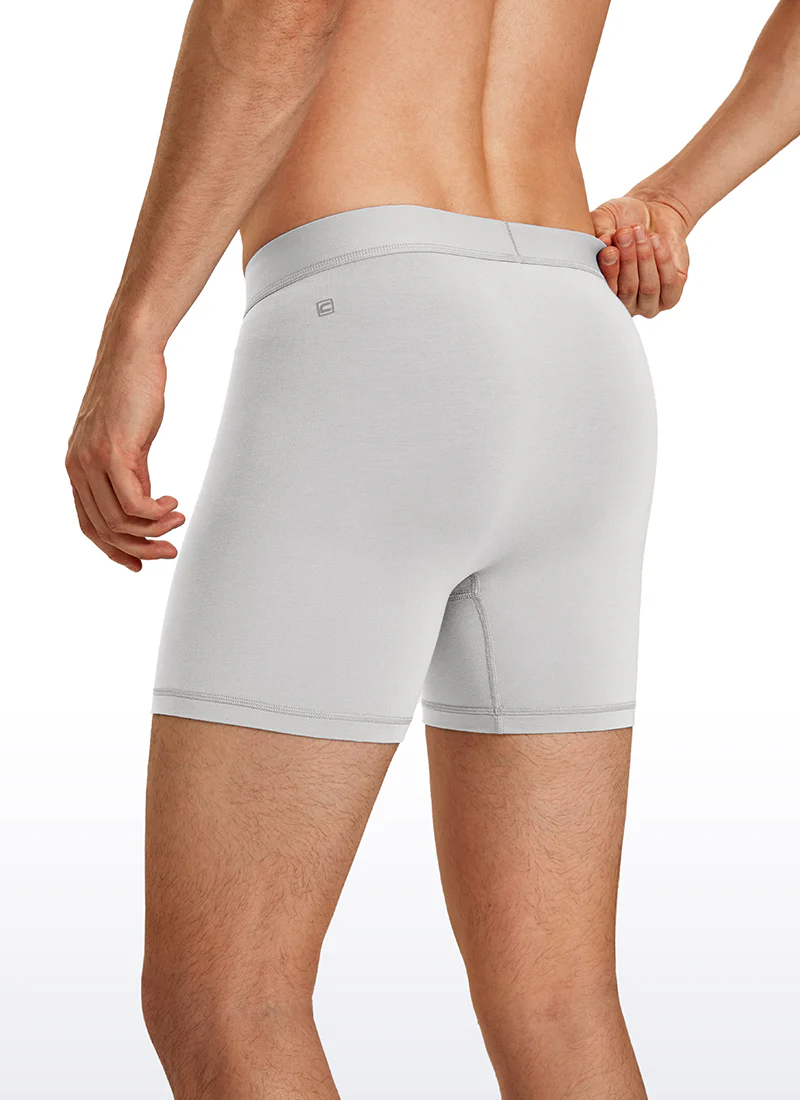 Ultra-Soft Modal Double Lined 5" Boxer Underwear (3-Pack) - Image 10