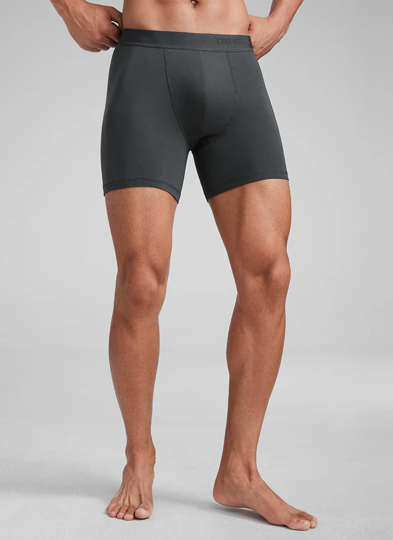 Ultra-Soft Modal Double Lined 5" Boxer Underwear (3-Pack) - Image 11