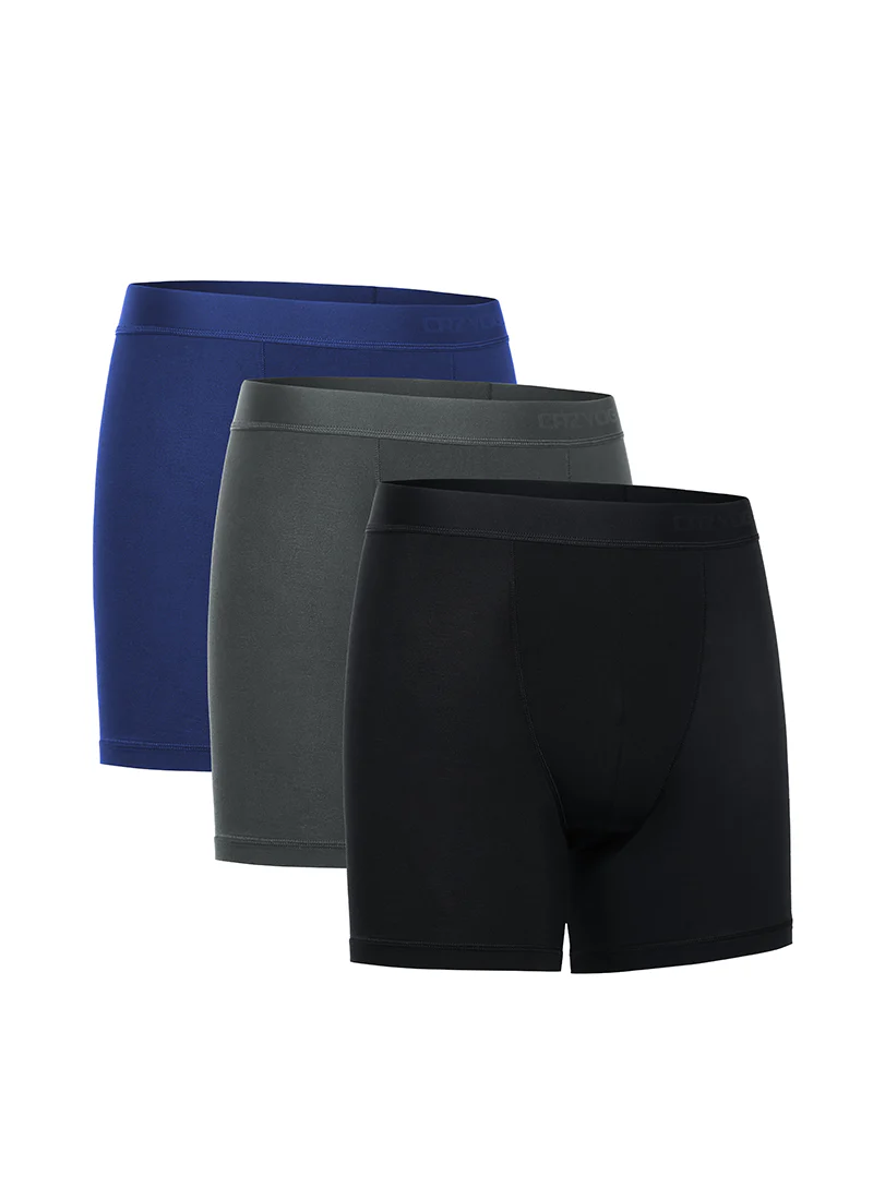Ultra-Soft Modal Double Lined 5" Boxer Underwear (3-Pack) - Image 12