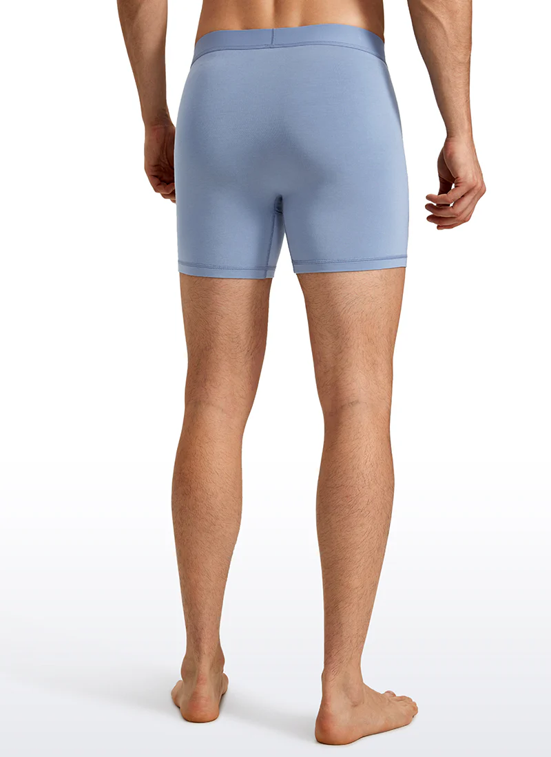 Ultra-Soft Modal Double Lined 5" Boxer Underwear (3-Pack) - Image 19