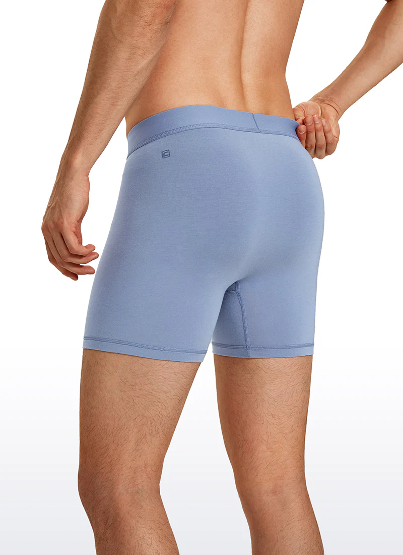 Ultra-Soft Modal Double Lined 5" Boxer Underwear (3-Pack) - Image 20