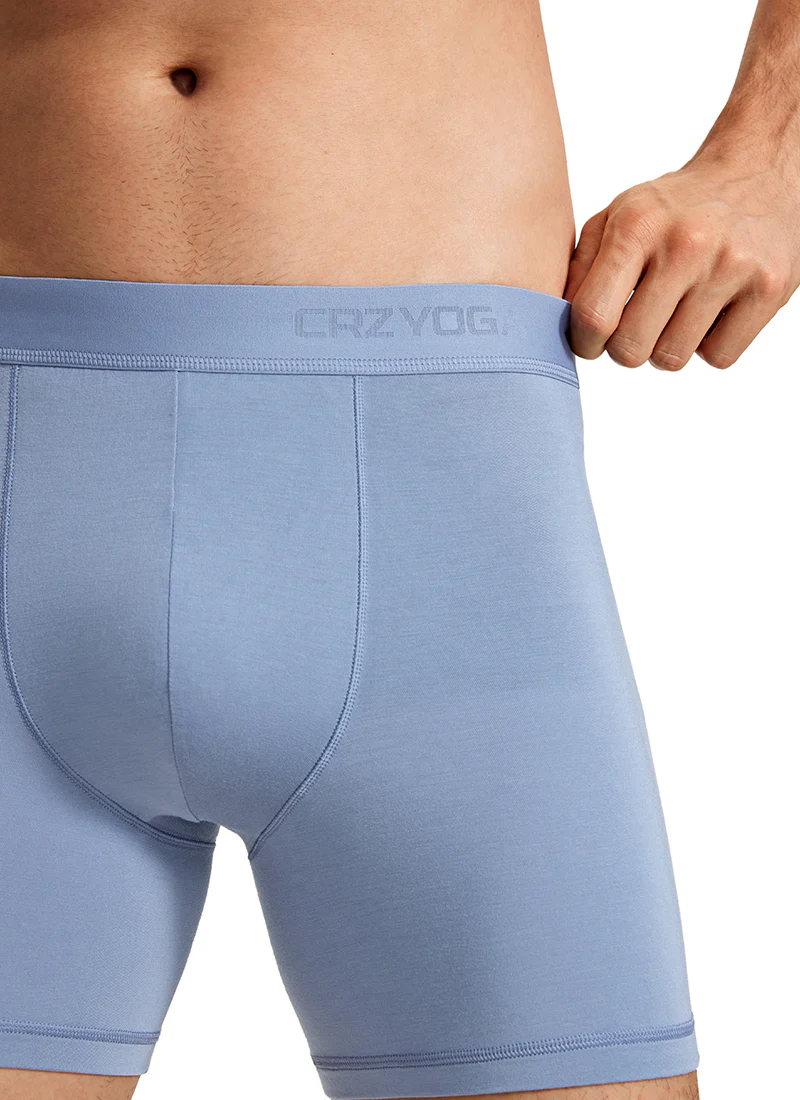 Ultra-Soft Modal Double Lined 5" Boxer Underwear (3-Pack) - Image 21