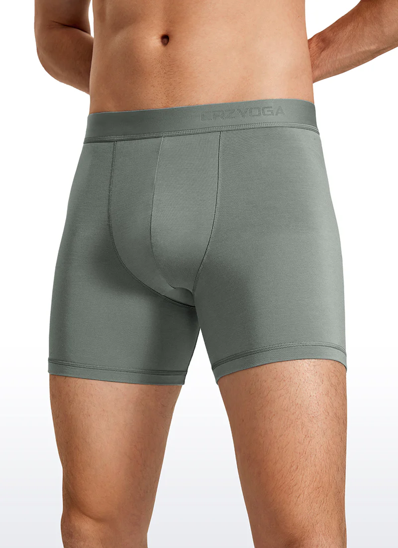 Ultra-Soft Modal Double Lined 5" Boxer Underwear (3-Pack) - Image 22