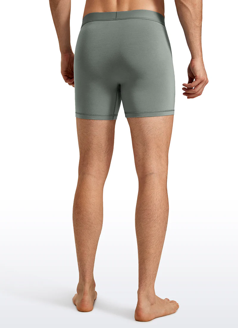Ultra-Soft Modal Double Lined 5" Boxer Underwear (3-Pack) - Image 24