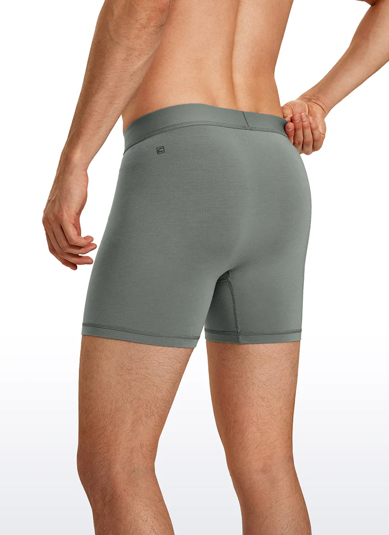 Ultra-Soft Modal Double Lined 5" Boxer Underwear (3-Pack) - Image 25