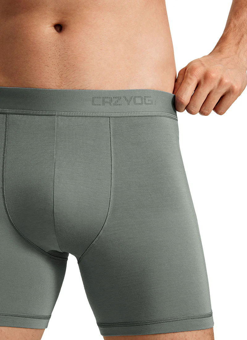 Ultra-Soft Modal Double Lined 5" Boxer Underwear (3-Pack) - Image 26