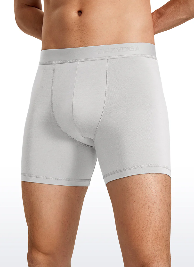 Ultra-Soft Modal Double Lined 5" Boxer Underwear (3-Pack) - Image 7
