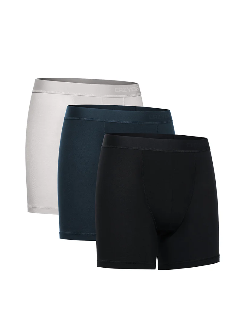 Ultra-Soft Modal Double Lined 5" Boxer Underwear (3-Pack) - Image 8