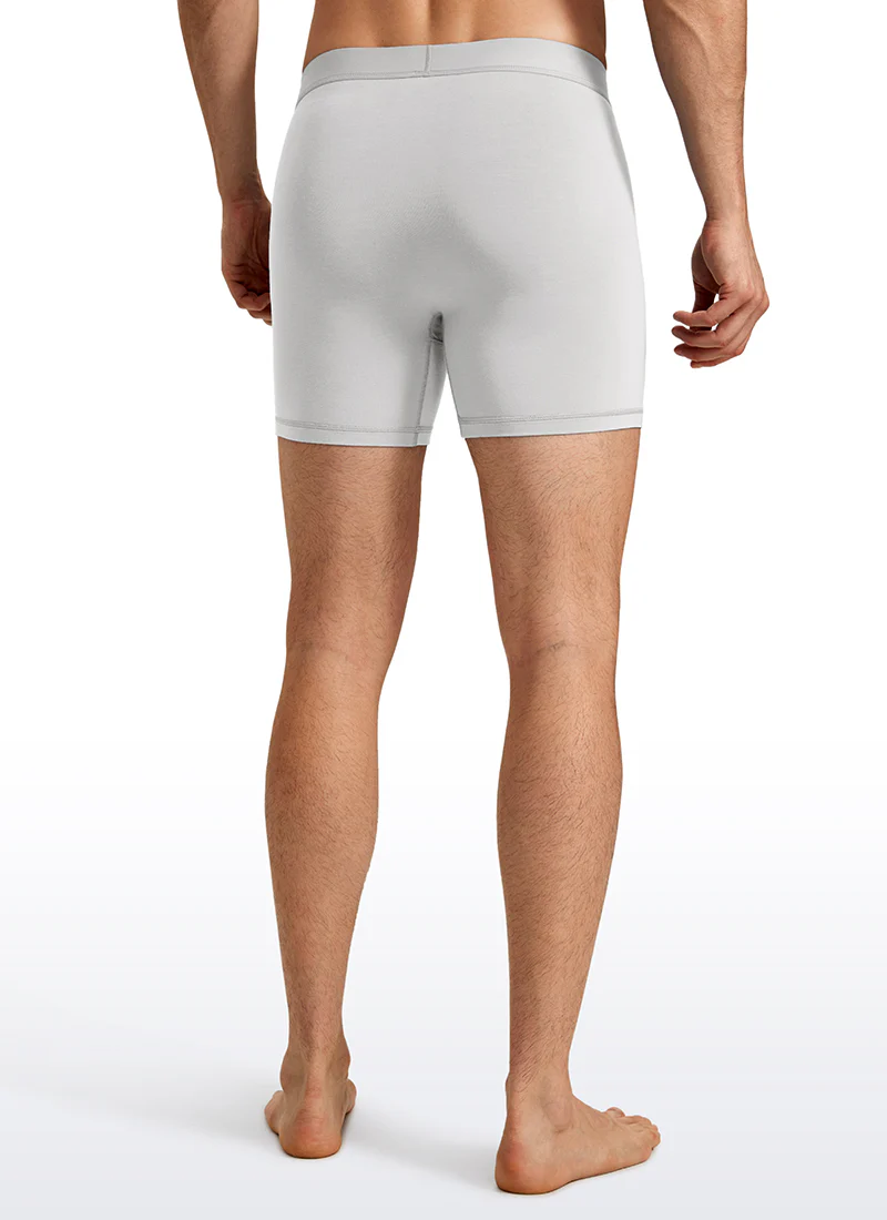 Ultra-Soft Modal Double Lined 5" Boxer Underwear (3-Pack) - Image 9