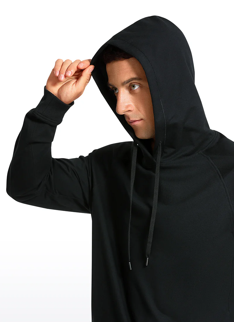 Cotton Loose Fit Long Sleeve Hoodies - Image 3