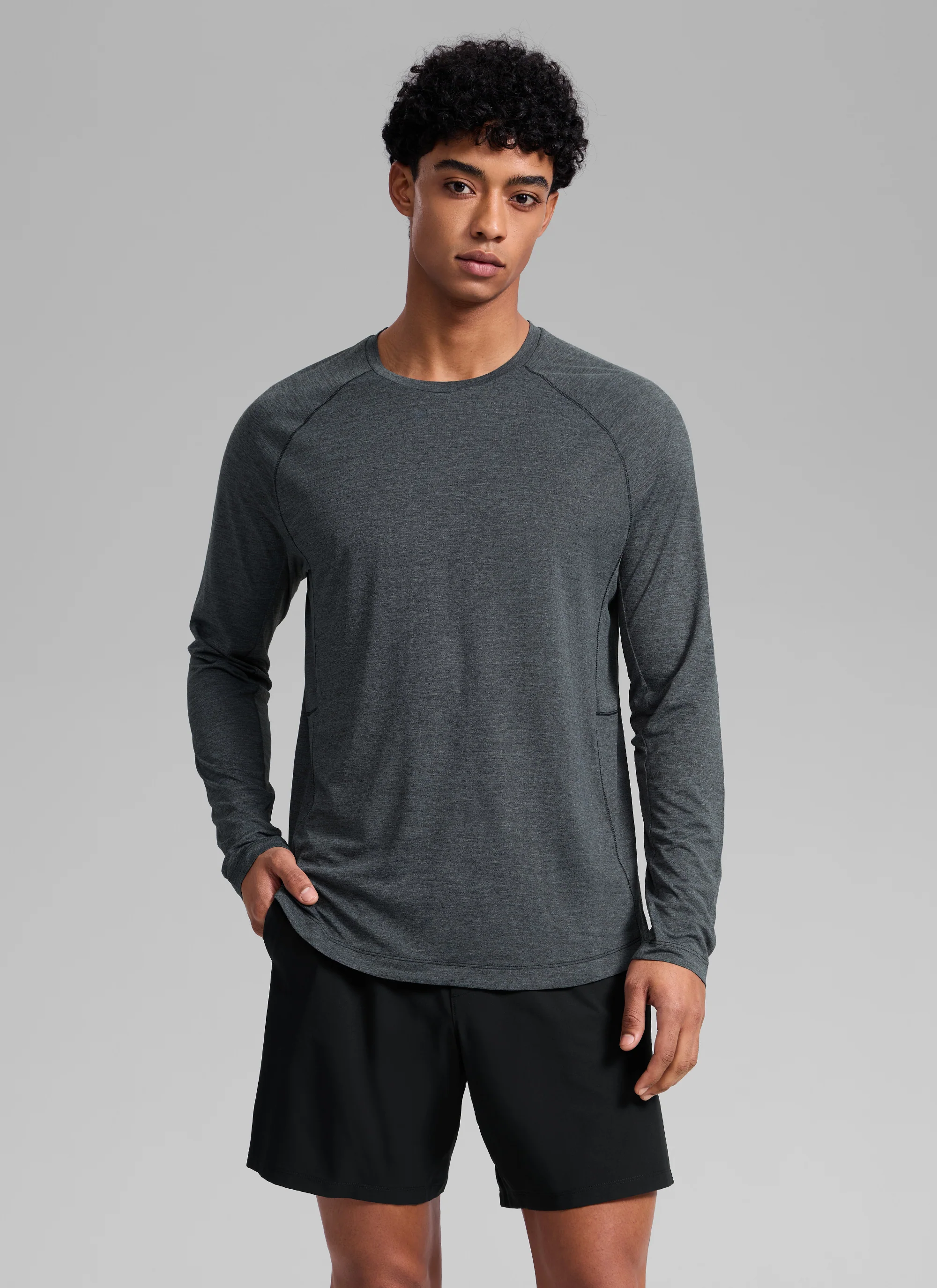 Lightweight Rounded Scallop Bottom Long Sleeves - Image 10