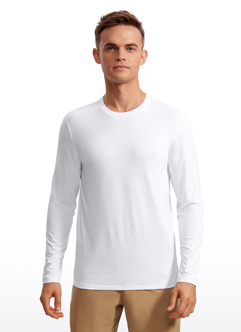 Quick Dry High Crewneck Long Sleeves Shirts - Image 3