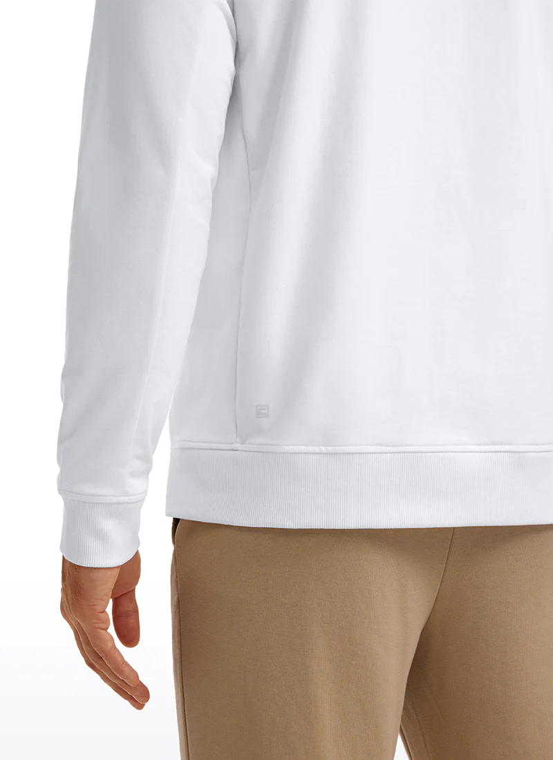 French Terry Pullover Sweatshirts with Zip Pockets - Image 10