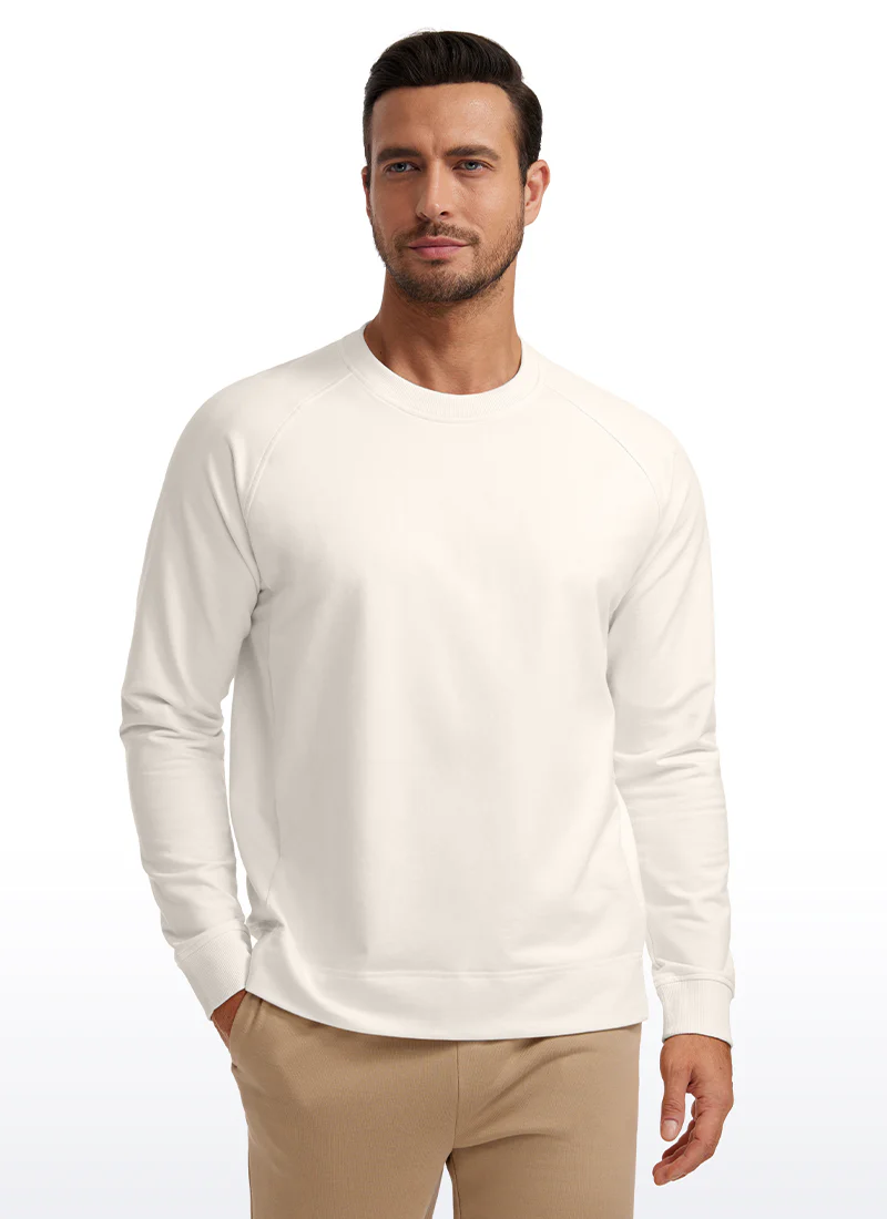 French Terry Pullover Sweatshirts with Zip Pockets - Image 11