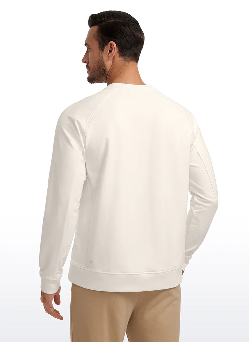 French Terry Pullover Sweatshirts with Zip Pockets - Image 12
