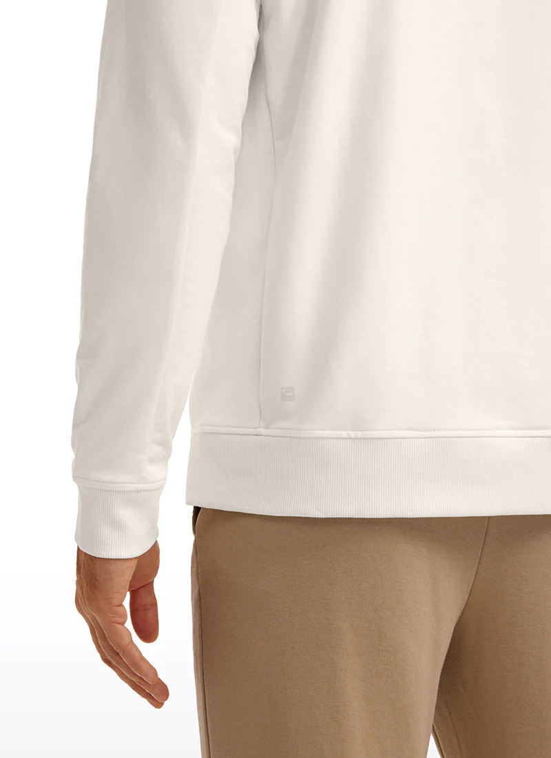 French Terry Pullover Sweatshirts with Zip Pockets - Image 13