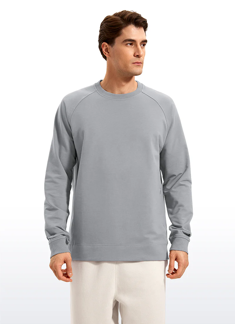 French Terry Pullover Sweatshirts with Zip Pockets - Image 14