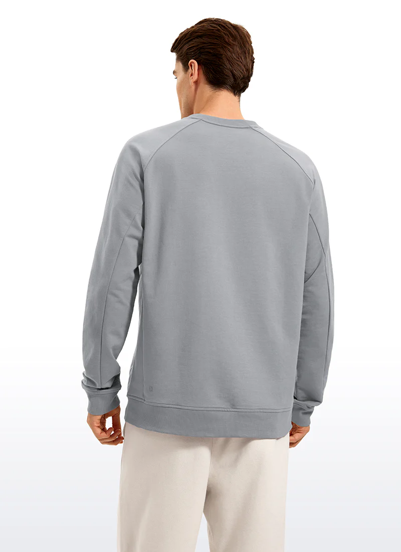 French Terry Pullover Sweatshirts with Zip Pockets - Image 15