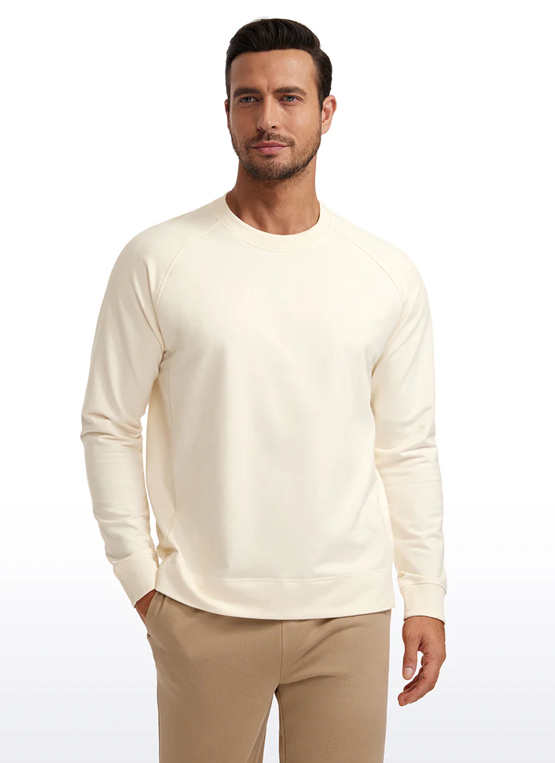 French Terry Pullover Sweatshirts with Zip Pockets - Image 5