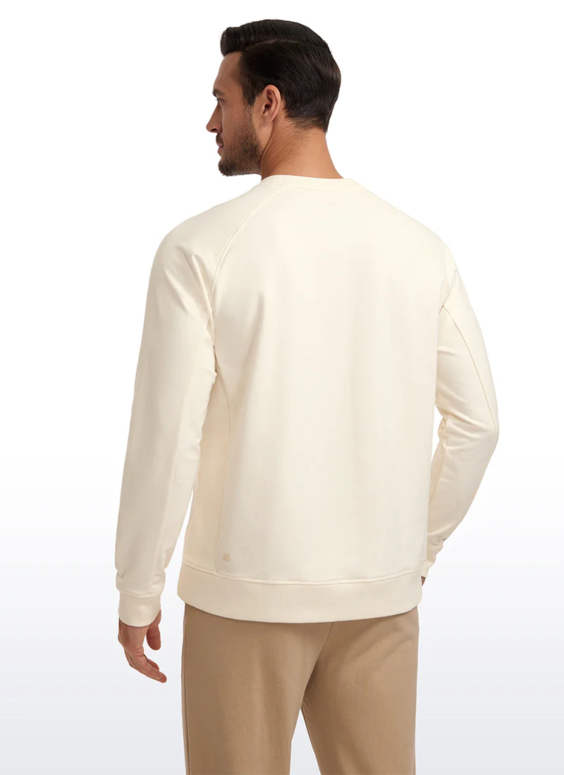 French Terry Pullover Sweatshirts with Zip Pockets - Image 6