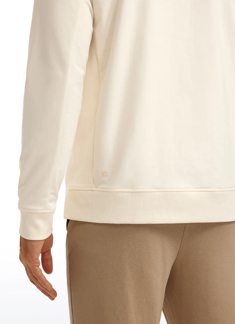 French Terry Pullover Sweatshirts with Zip Pockets - Image 7