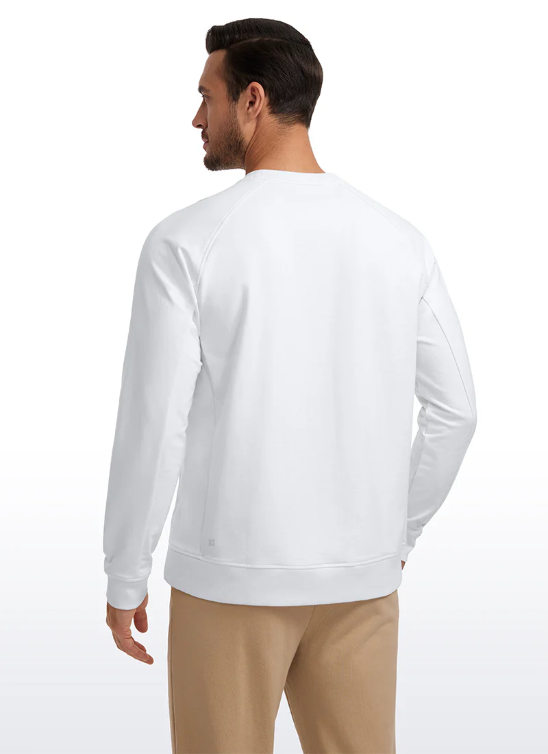 French Terry Pullover Sweatshirts with Zip Pockets - Image 9