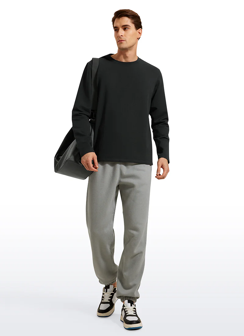 Softness Fleece Crewneck Pullover Sweatshirt - Image 3