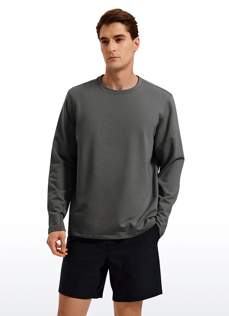 Softness Fleece Crewneck Pullover Sweatshirt - Image 9