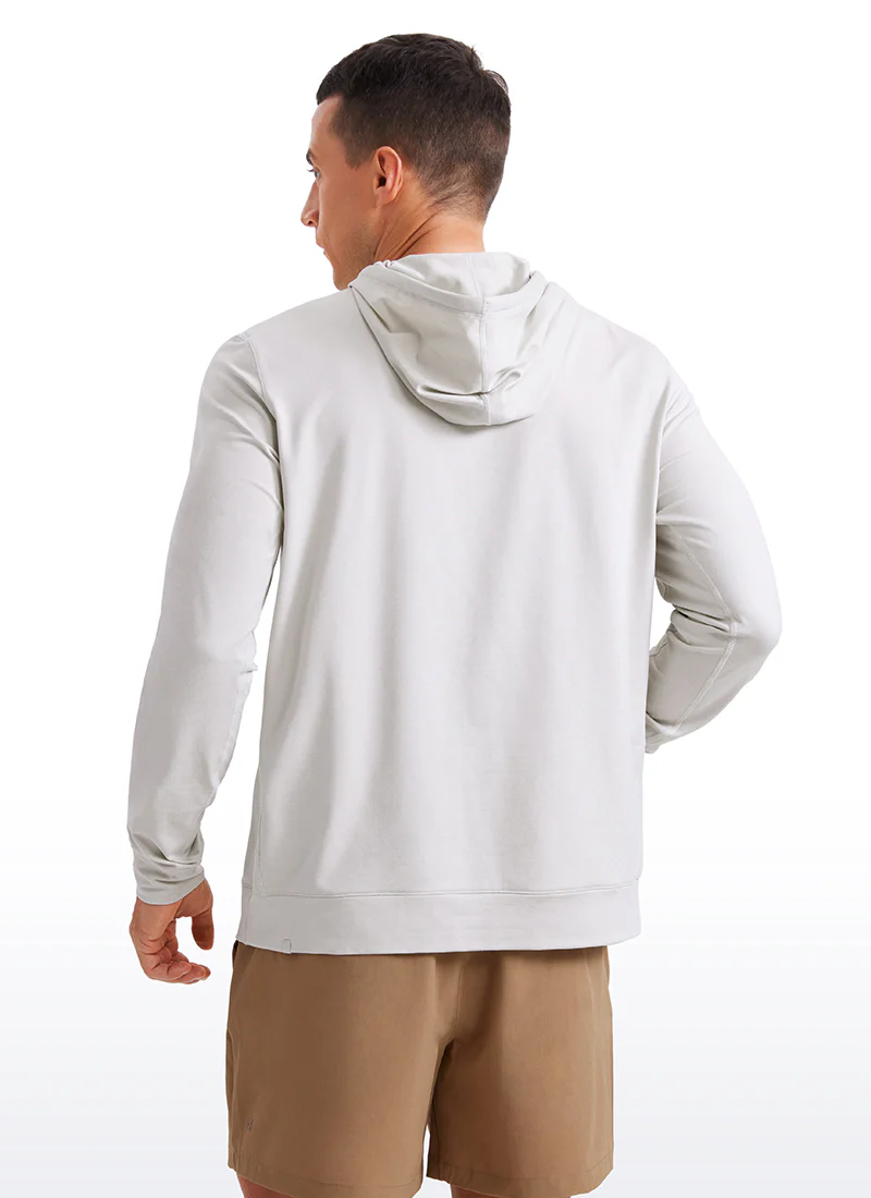 Cloud Jersey Pullover Hoodie Long Sleeve with Pocket - Image 10