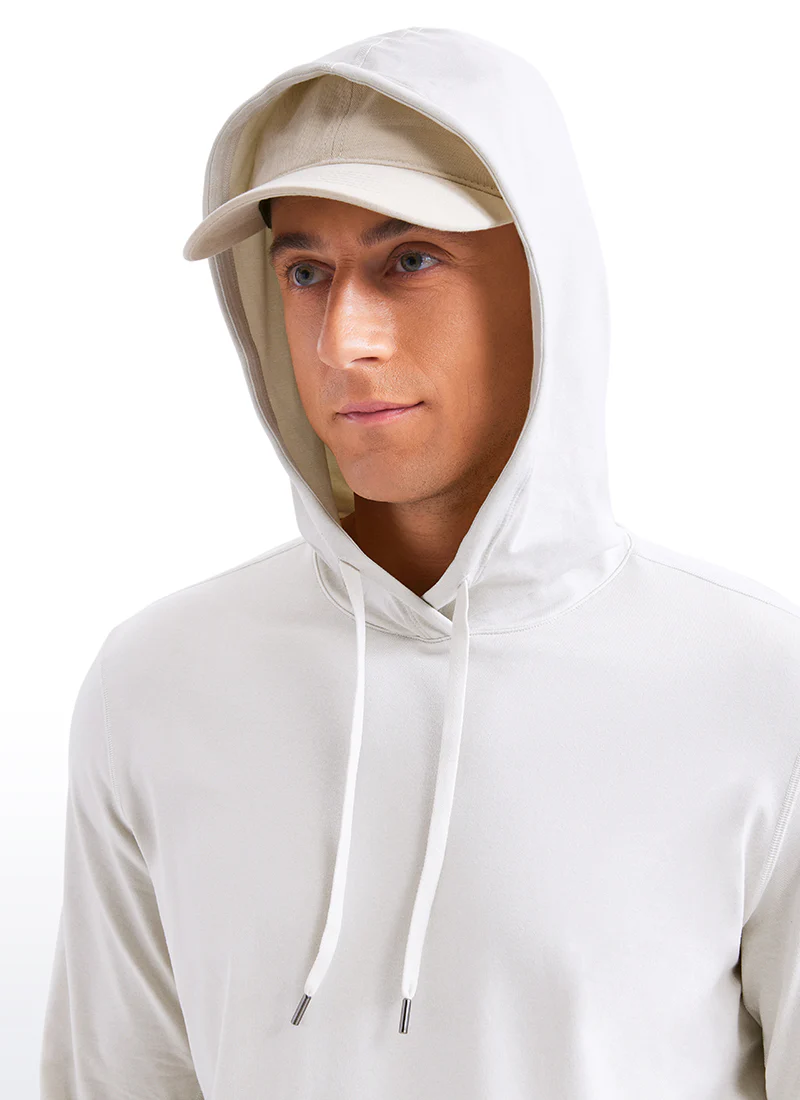 Cloud Jersey Pullover Hoodie Long Sleeve with Pocket - Image 12
