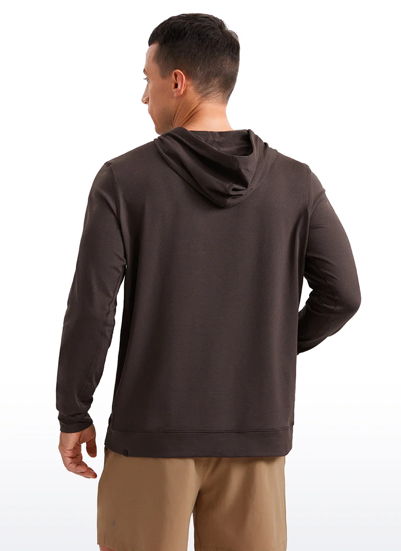 Cloud Jersey Pullover Hoodie Long Sleeve with Pocket - Image 15