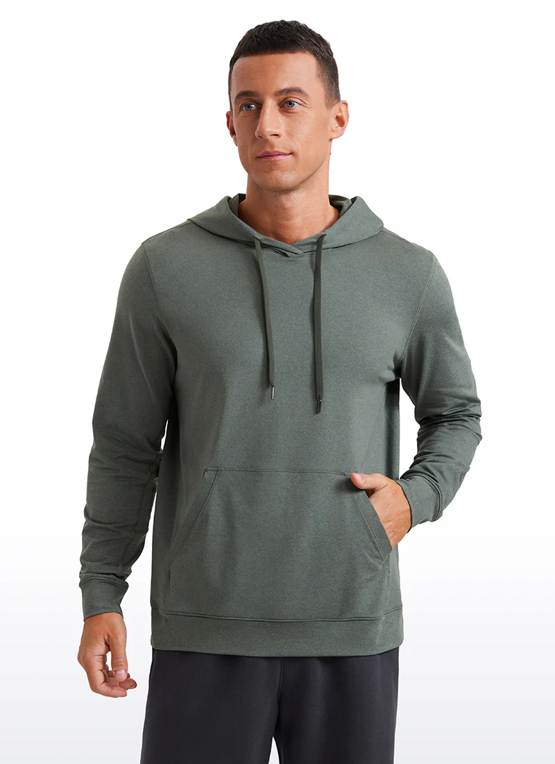 Cloud Jersey Pullover Hoodie Long Sleeve with Pocket - Image 18
