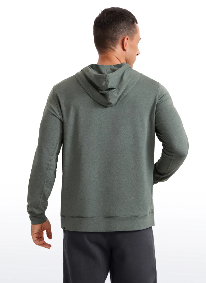 Cloud Jersey Pullover Hoodie Long Sleeve with Pocket - Image 19