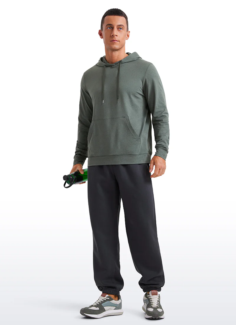 Cloud Jersey Pullover Hoodie Long Sleeve with Pocket - Image 20