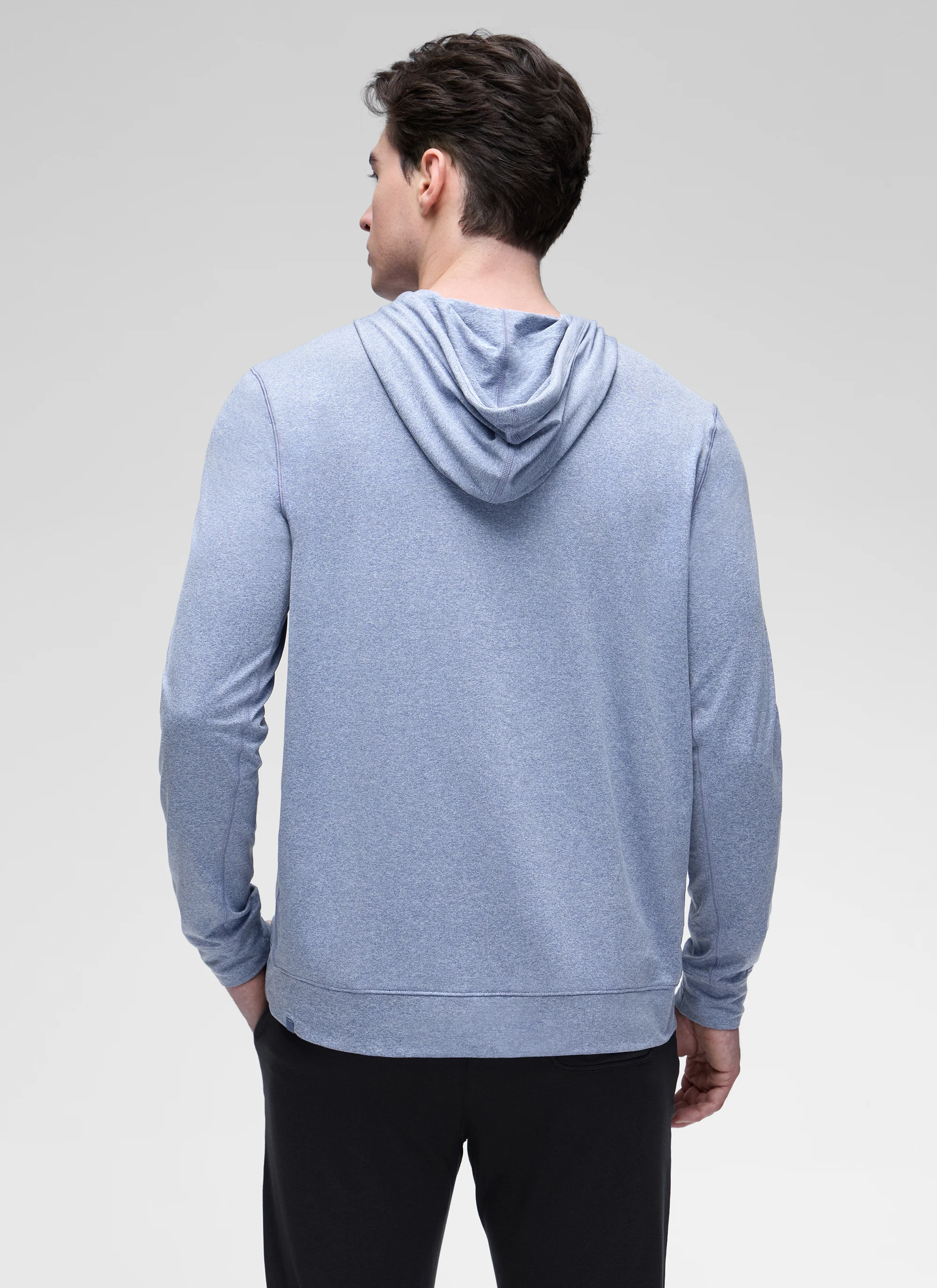 Cloud Jersey Pullover Hoodie Long Sleeve with Pocket - Image 23