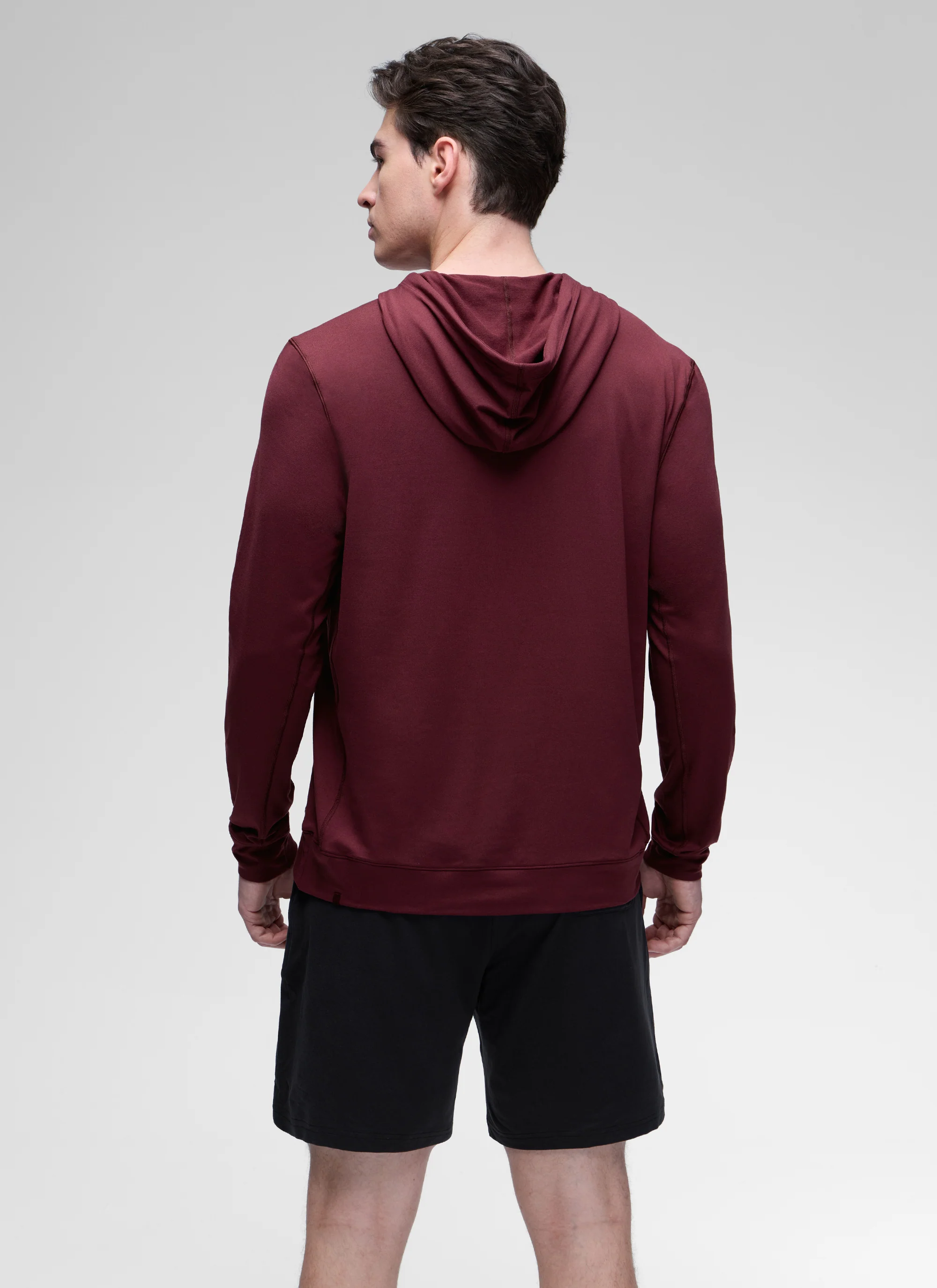 Cloud Jersey Pullover Hoodie Long Sleeve with Pocket - Image 25
