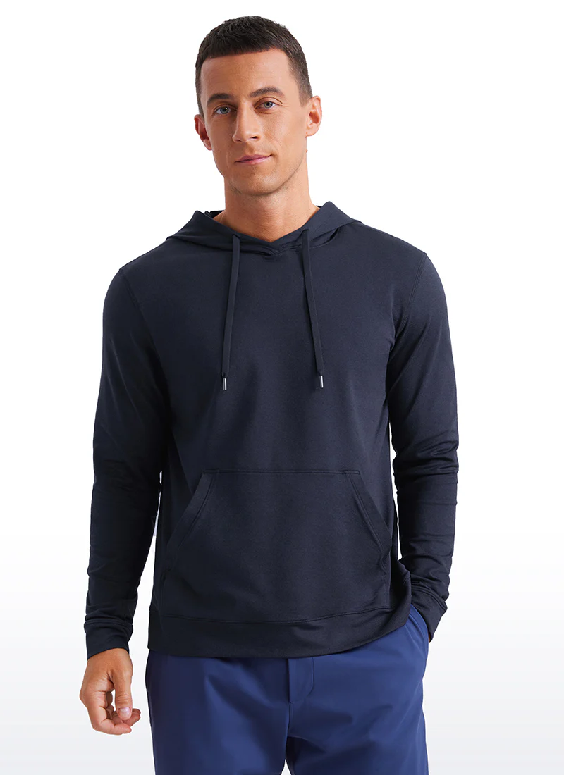 Cloud Jersey Pullover Hoodie Long Sleeve with Pocket - Image 5