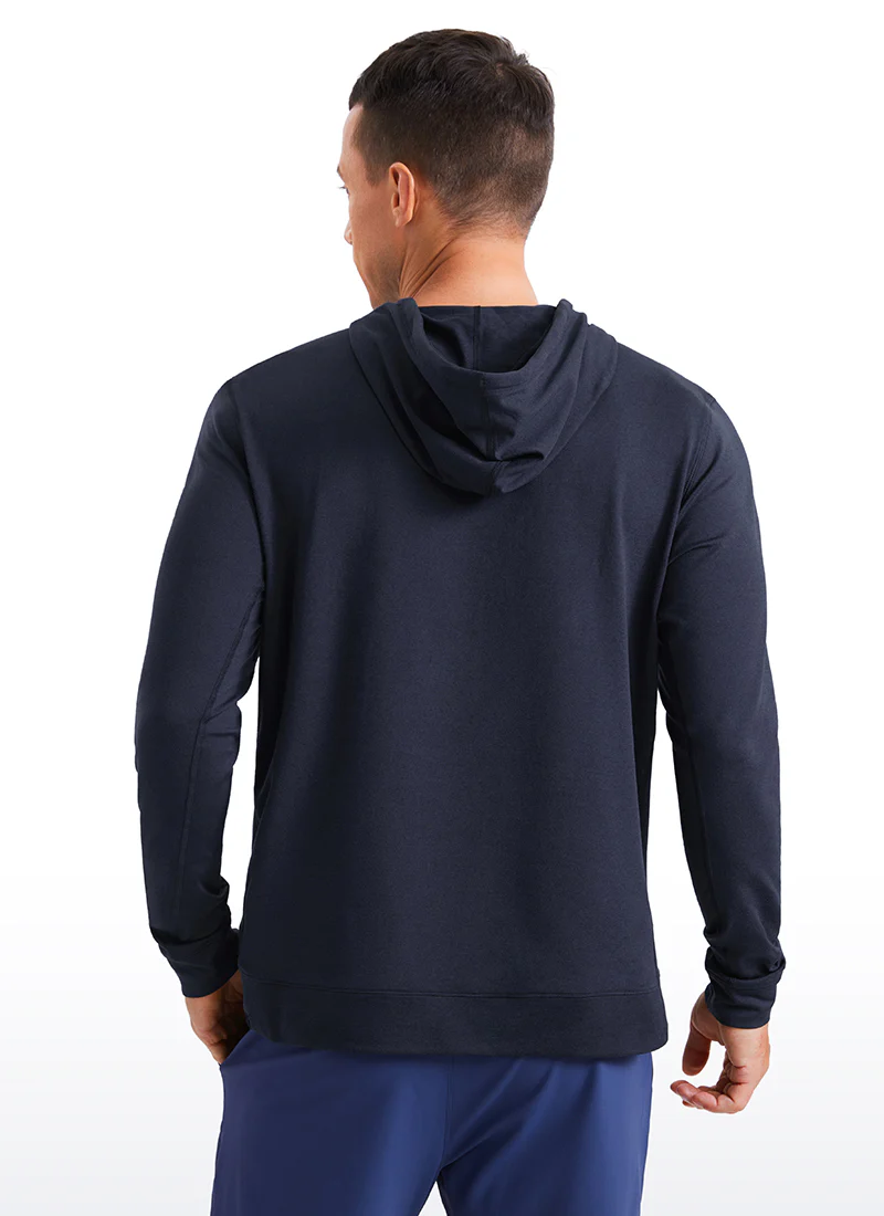 Cloud Jersey Pullover Hoodie Long Sleeve with Pocket - Image 6