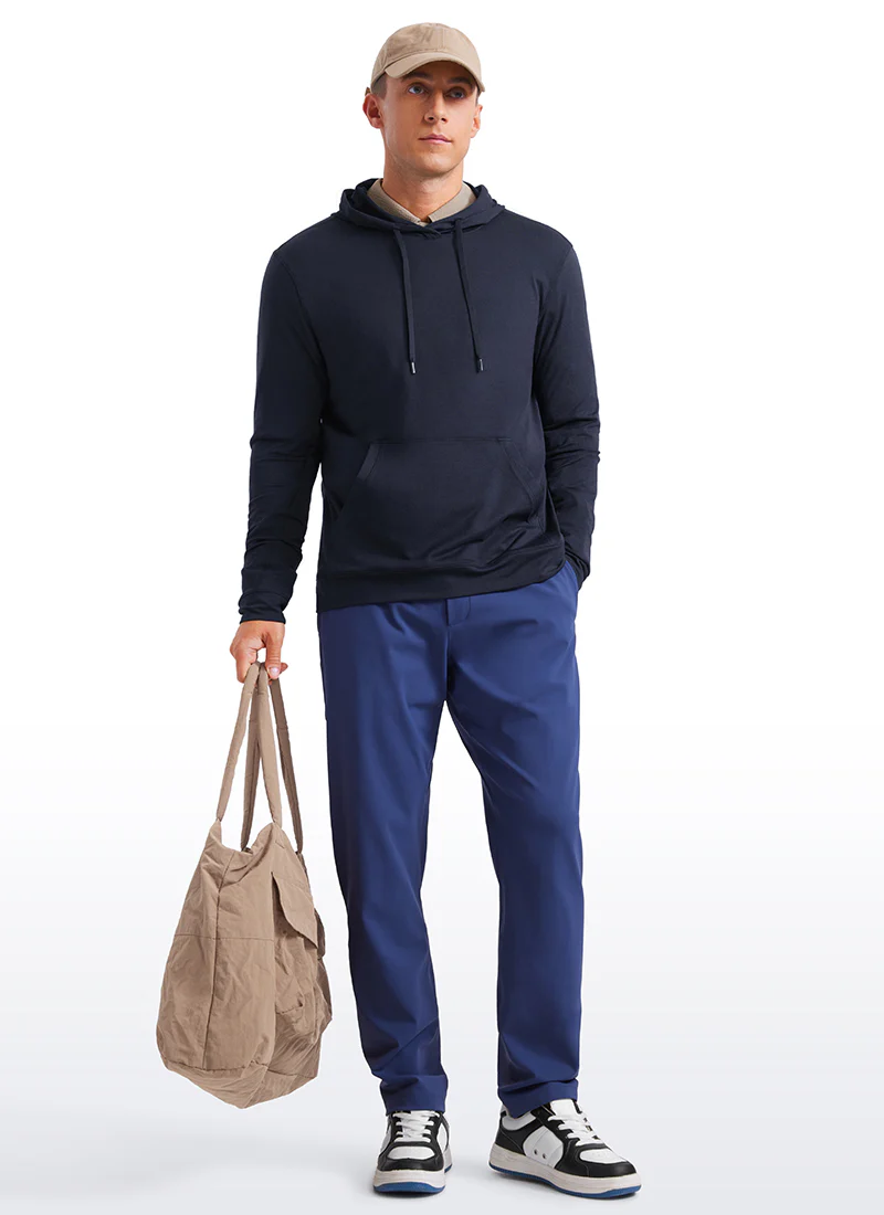 Cloud Jersey Pullover Hoodie Long Sleeve with Pocket - Image 7