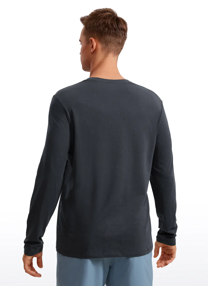 Pima Cotton Pro Long Sleeves Round Neck - Image 10
