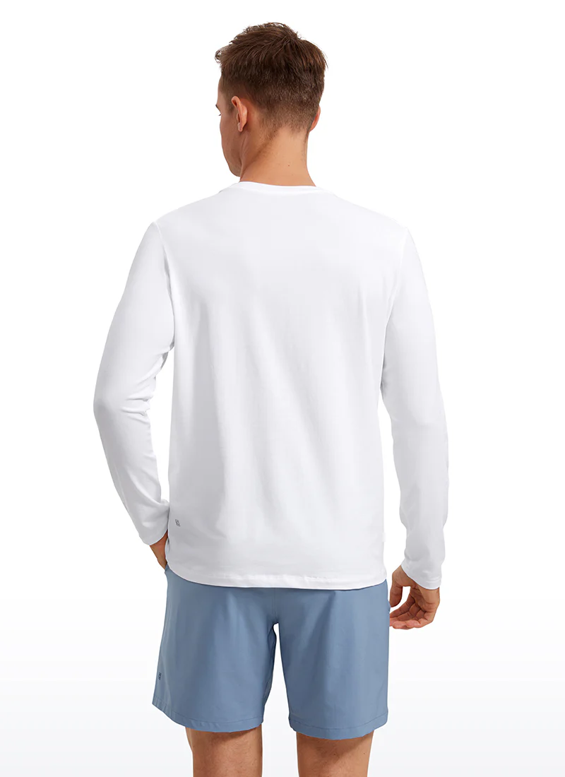 Pima Cotton Pro Long Sleeves Round Neck - Image 12