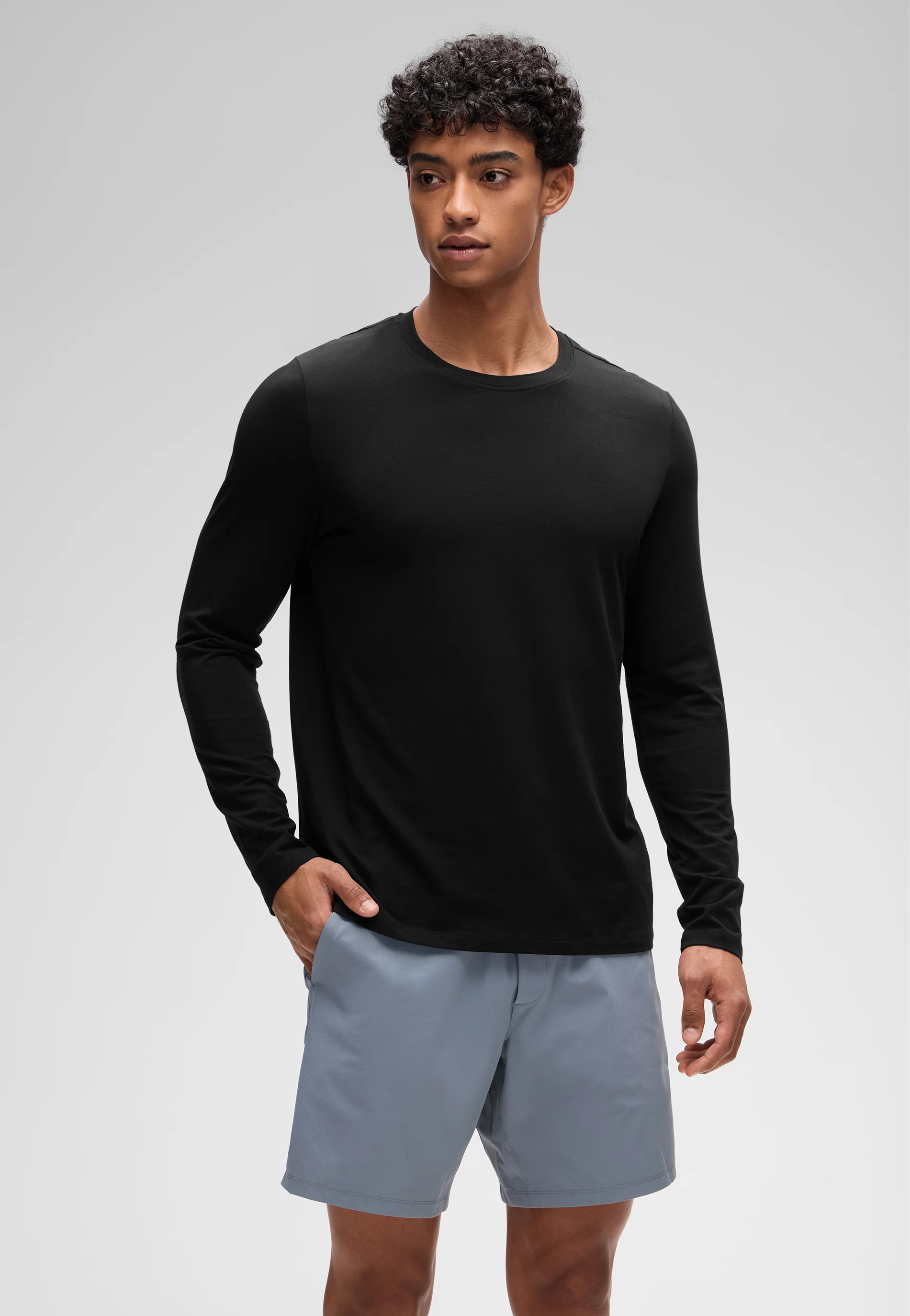 Pima Cotton Pro Long Sleeves Round Neck - Image 5