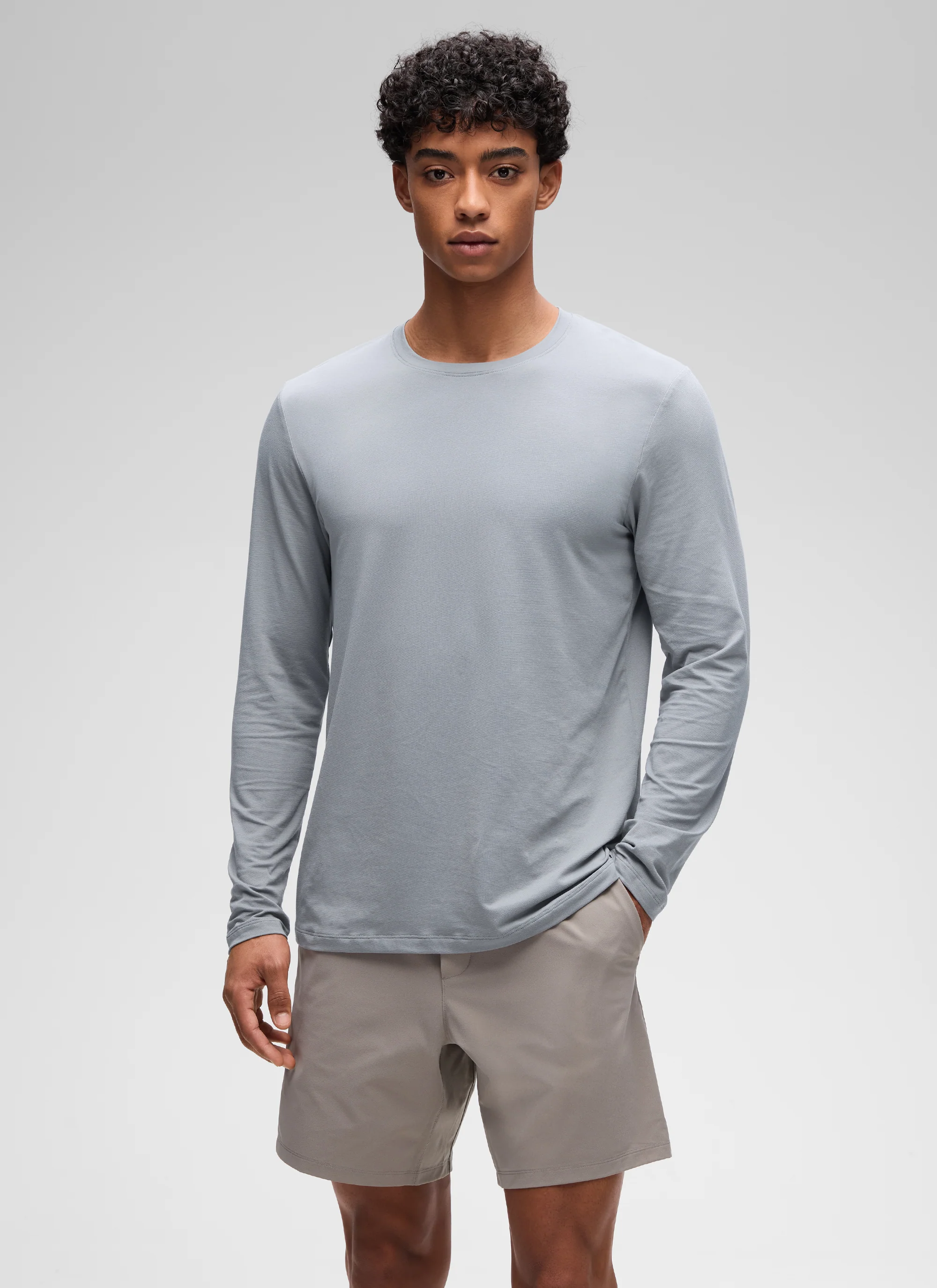 Poly Cotton-Blend Lightweight Long Sleeve - Image 13